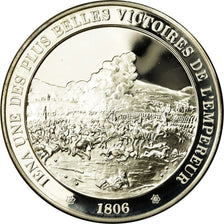 France, Medal, Napoléon Ier, Bataille d'Iena, MS(65-70), Silver
