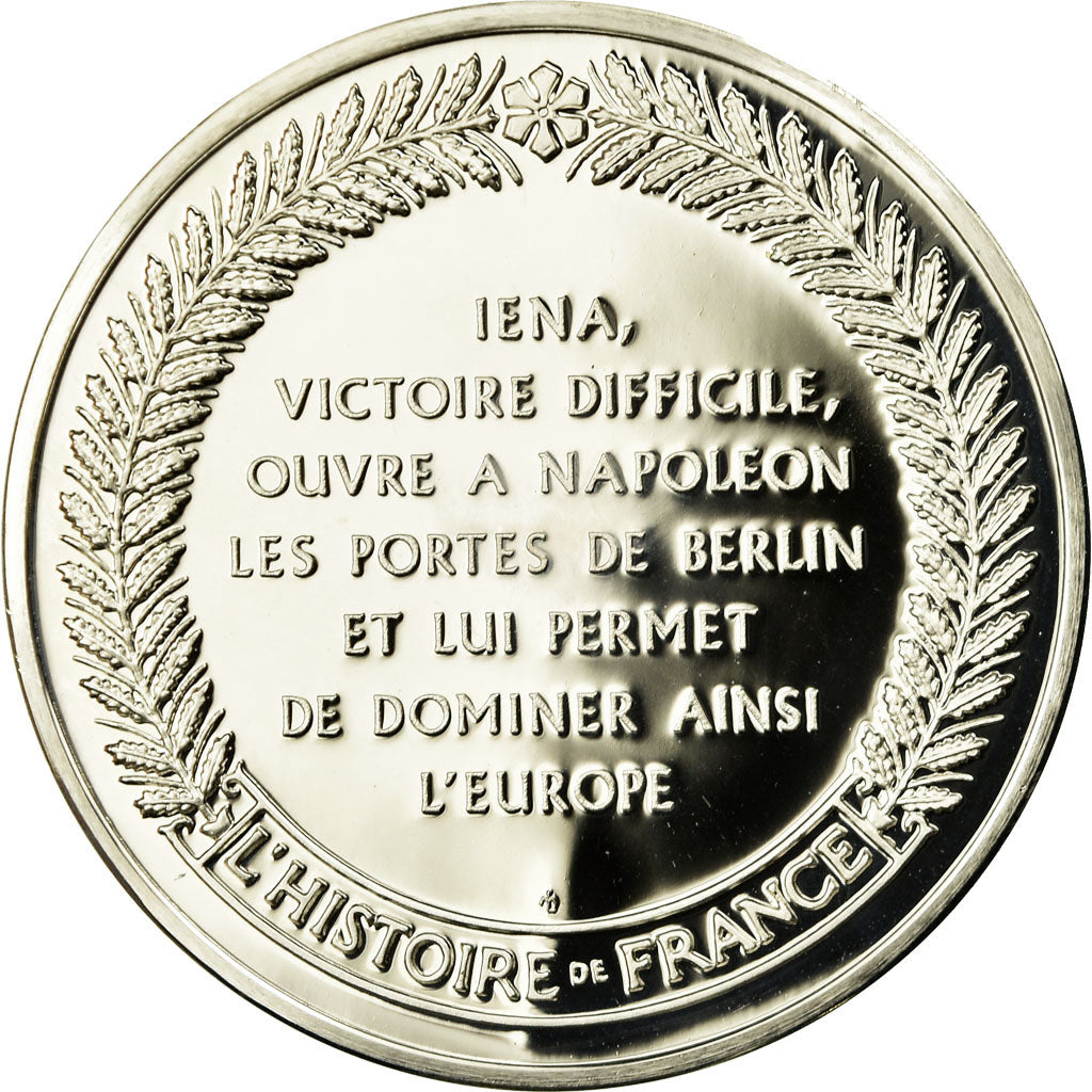 France, Medal, Napoléon Ier, Bataille d'Iena, MS(65-70), Silver