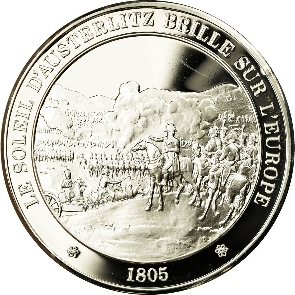 France, Medal, Napoléon Ier, Bataille d'Austerlitz, MS(65-70), Silver