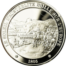 France, Medal, Napoléon Ier, Bataille d'Austerlitz, MS(65-70), Silver