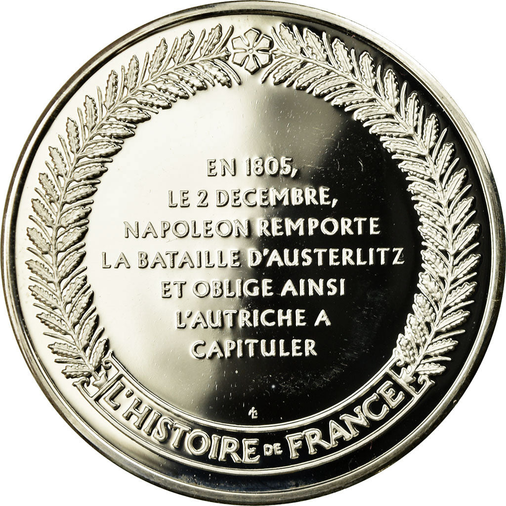 France, Medal, Napoléon Ier, Bataille d'Austerlitz, MS(65-70), Silver