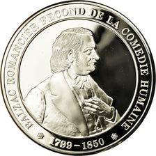 França, Medal, Balzac, la Comédie Humaine, MS(65-70), Prata