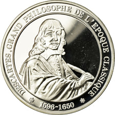 France, Medal, Descartes, Grand Philosophe de l'Epoque Classique, MS(65-70)