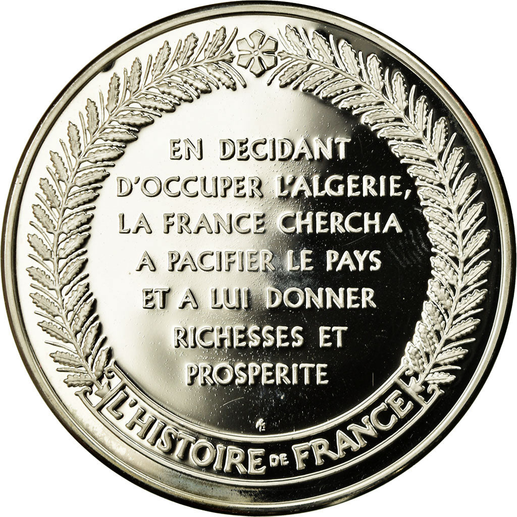 France, Medal, Charles X, Prise d'Alger, MS(65-70), Silver