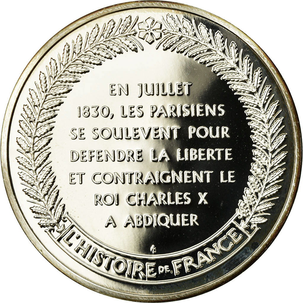 France, Medal, Charles X, Naissance de la Monarchie Bourgeoise, MS(65-70)