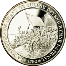 France, Medal, Révolution Française, La Marseillaise, MS(65-70), Silver