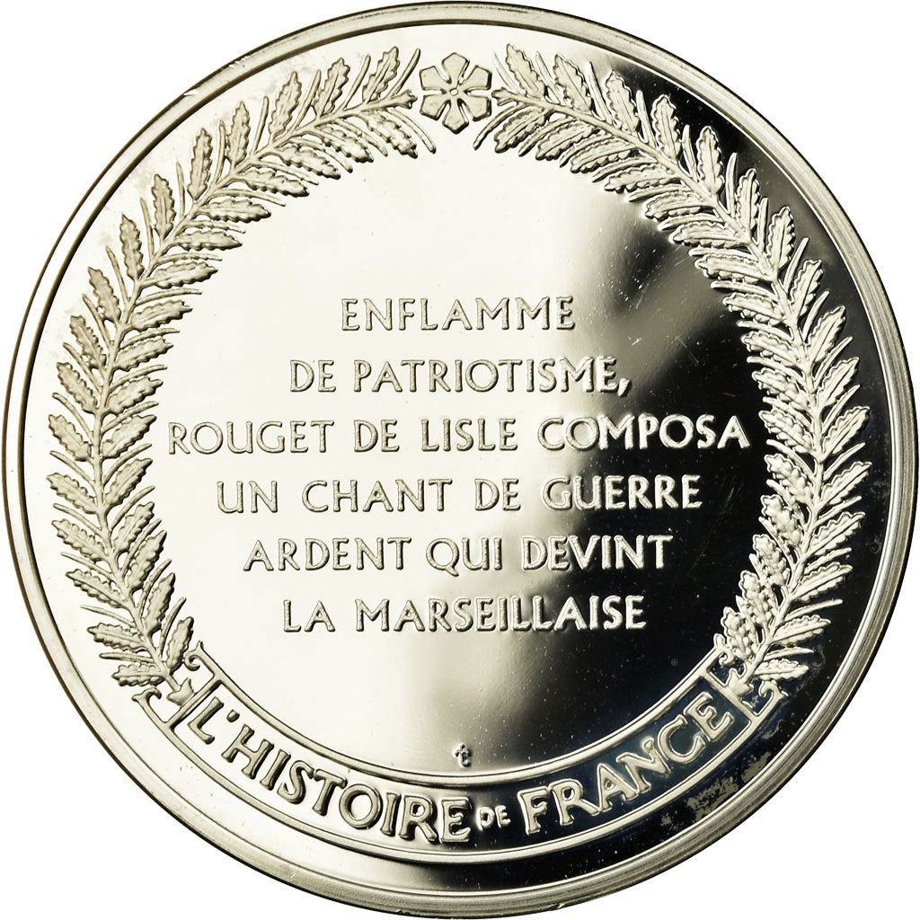 France, Medal, Révolution Française, La Marseillaise, MS(65-70), Silver