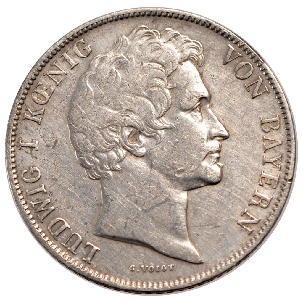 GERMAN STATES, Gulden, 1848, KM #788, EF(40-45), Silver, 10.47