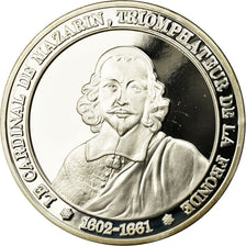 France, Medal, Le Cardinal de Mazarin, La Fronde, MS(65-70), Silver