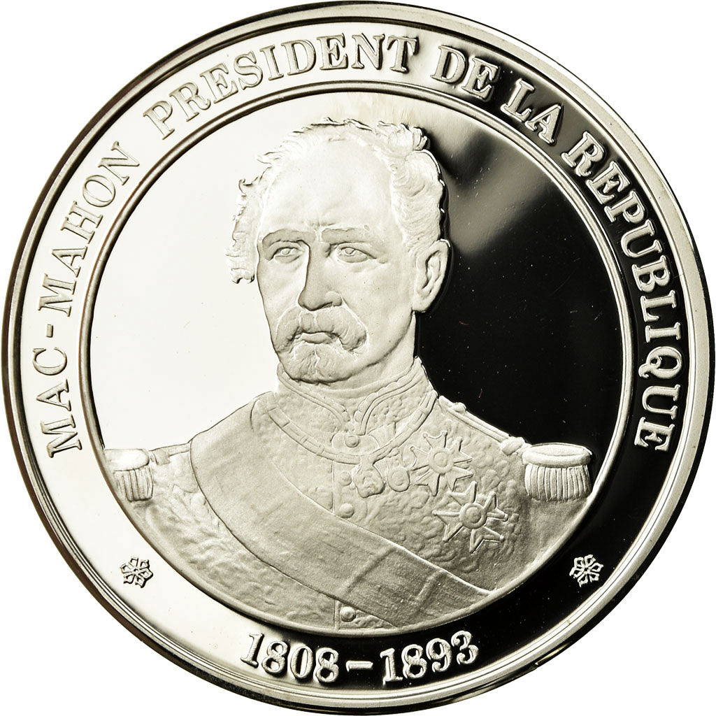 France, Médaille, Mac Mahon, Président de la République, FDC, Argent