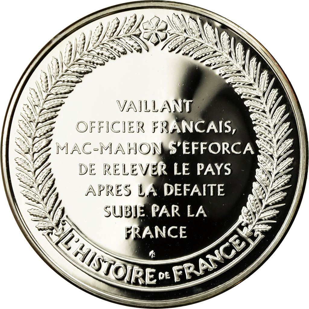 France, Médaille, Mac Mahon, Président de la République, FDC, Argent