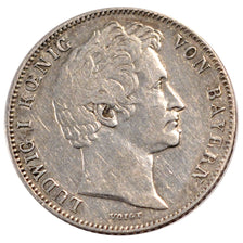 Germany, 1/2 Gulden, 1847, EF(40-45), Silver, 5.24