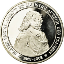 France, Medal, Blaise Pascale, Les Pensées, MS(65-70), Silver