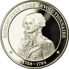 France, Medal, Révolution Française, Robespierre, MS(65-70), Silver
