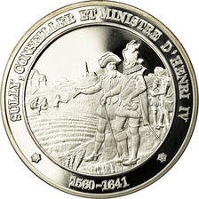 France, Medal, Sully, Ministre d'Henri IV, History, MS(65-70), Silver