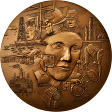 France, Médaille, Industrie, ESSO, 1988, Carbonnier, SUP, Bronze