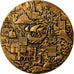 Frankreich, Medaille, Touring Club de France, 1964, Delamarre, UNZ, Bronze