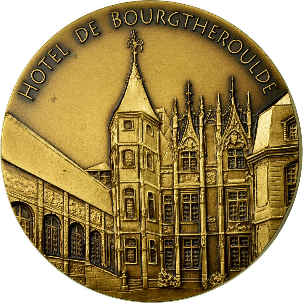 Francia, medalla, Hôtel de Bourgtheroulde, Normandie, 2006, SC, Bronce