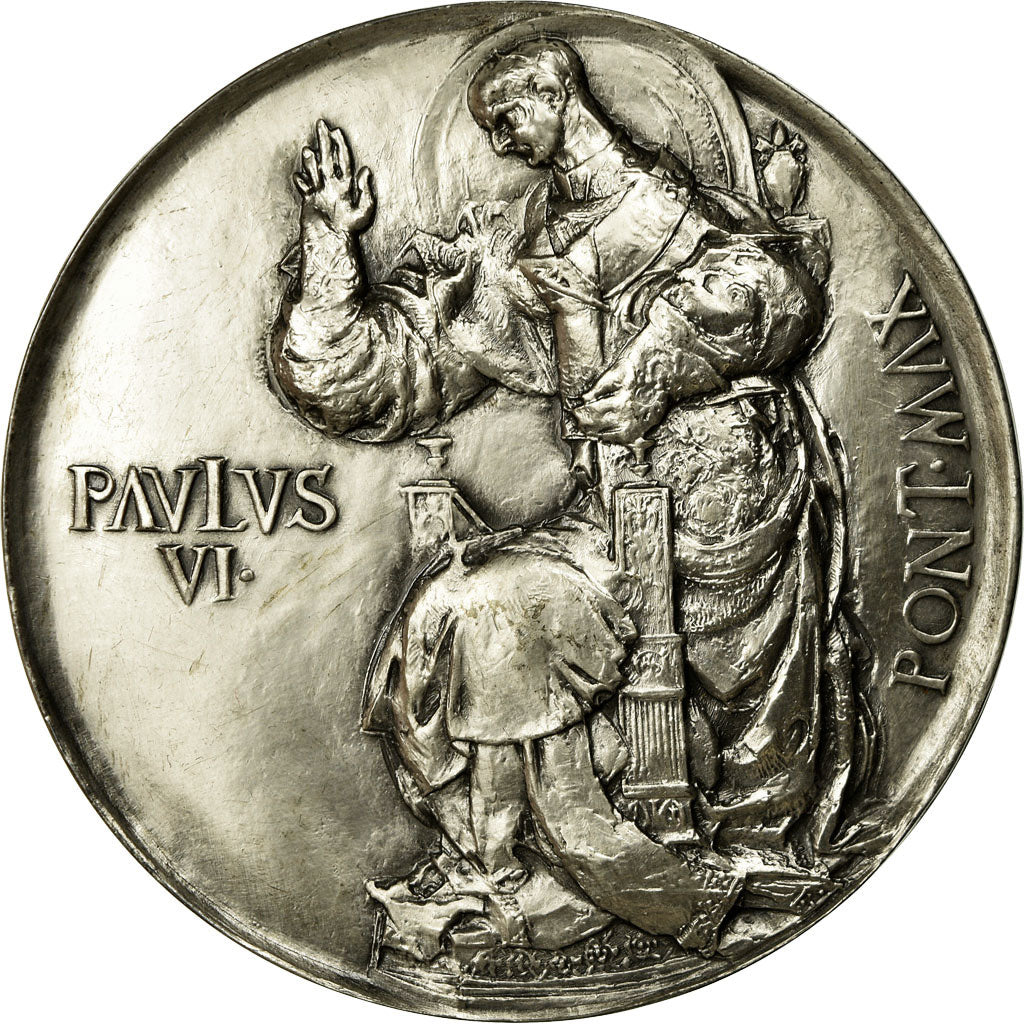 Vatican, Médaille, Le Pape Paul VI, 1966, Anastase, SPL, Argent