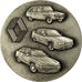 France, Medal, Usine Renault Sandouville, Normandie, 1989, AU(55-58), Silvered