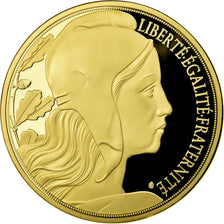 France, Medal, Marianne, Liberté Egalité Fraternité, 2015, MS(65-70), Copper