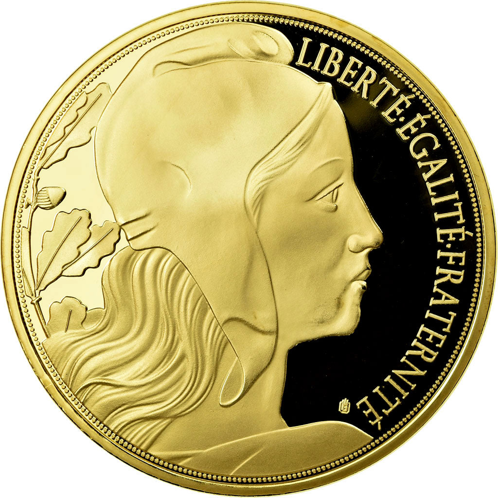 Frankreich, Medaille, Liberté, La Marseillaise, 2015, STGL, Copper Gilt