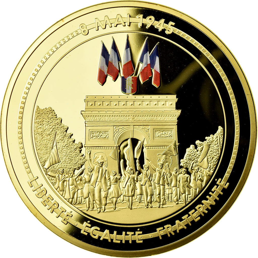 Francja, Medal, 70ème Anniversaire Fin de la 2ème Guerre Mondiale, 2015
