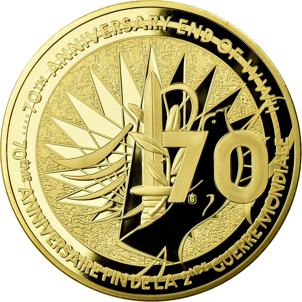 Francja, Medal, 70ème Anniversaire Fin de la 2ème Guerre Mondiale, 2015