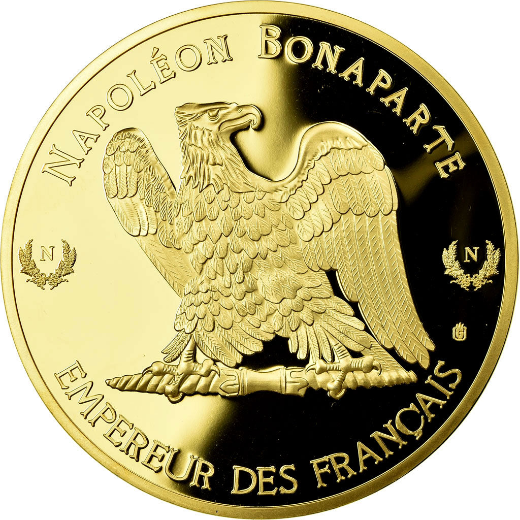 France, Medal, Le sacre de Napoléon Ier par Pie VII, MS(65-70), Copper Gilt