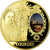 Francia, medalla, Lourdes, Lieu de Pélerinage Français, FDC, Copper Gilt
