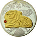 France, Medal, Signe du Zodiaque Chinois, Année du Mouton, MS(65-70), Copper