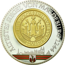 Germany, Medal, Magdebourg, 2012, MS(65-70), Copper Plated Silver