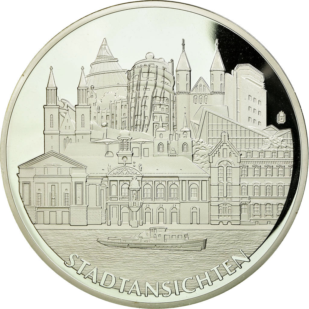 Germany, Medal, Magdebourg, 2012, MS(65-70), Copper Plated Silver