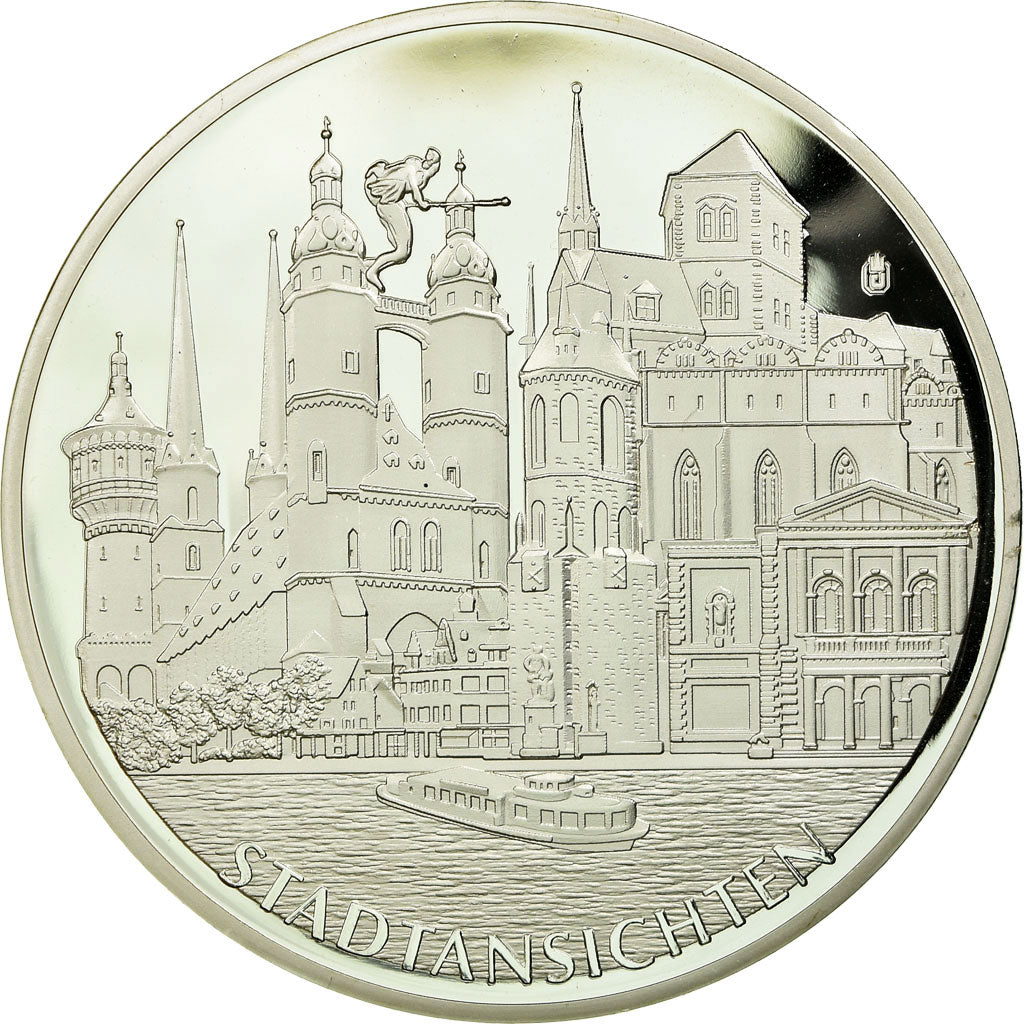Germany, Medal, Halle, 2012, MS(65-70), Copper Plated Silver