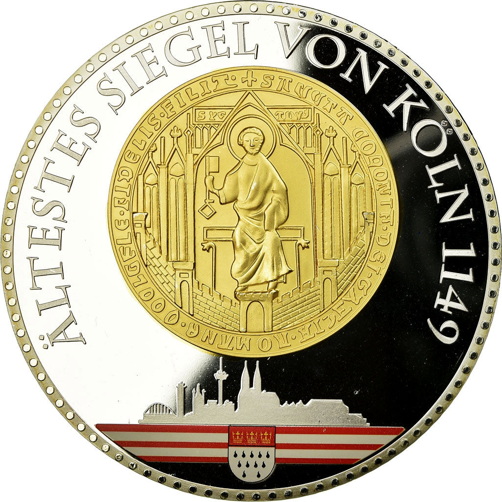 Deutschland, Medaille, Cologne, 2012, STGL, Copper Plated Silver