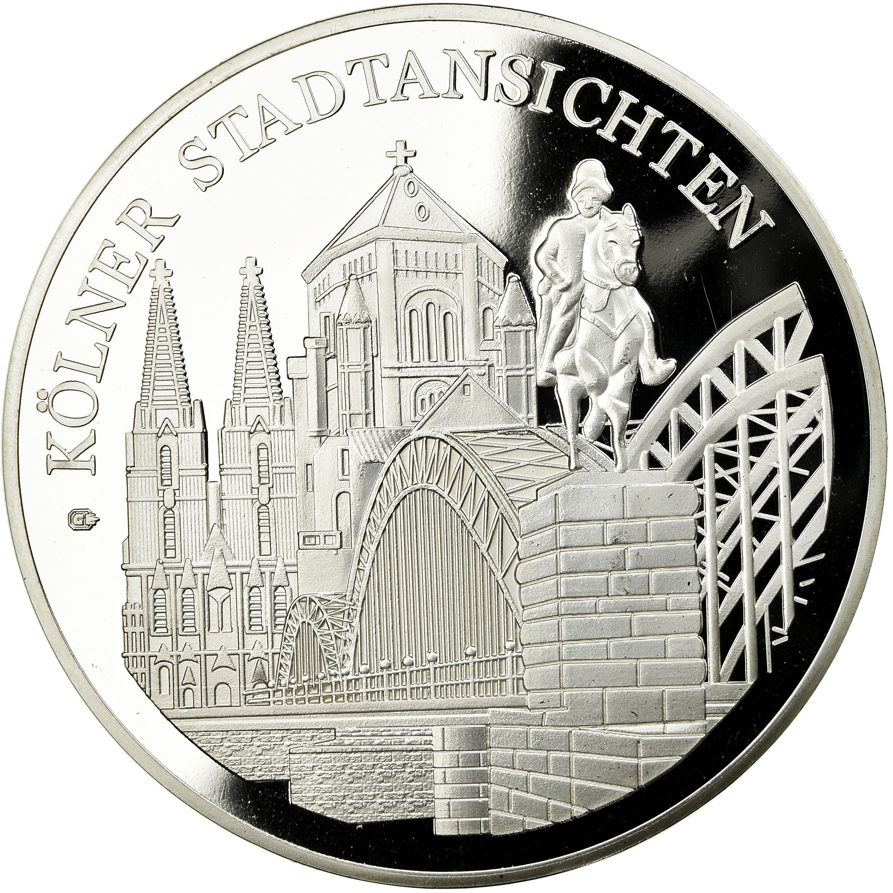 Deutschland, Medaille, Cologne, 2012, STGL, Copper Plated Silver