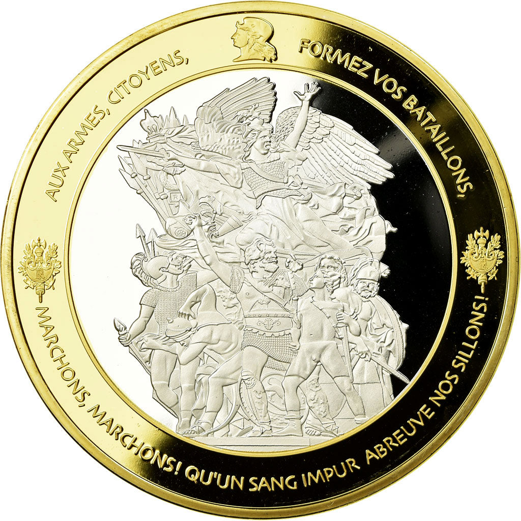 Frankreich, Medaille, Les piliers de la République, Marianne, 2015, STGL
