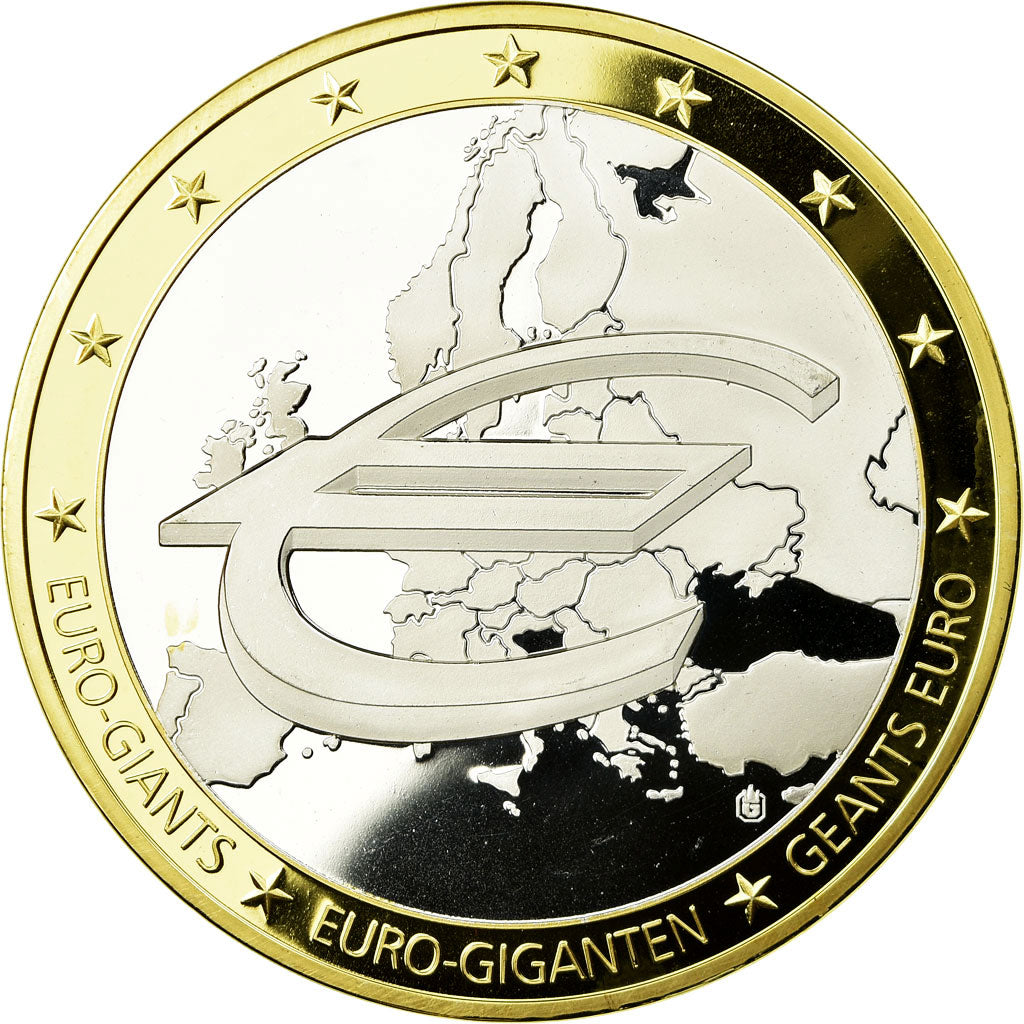 France, Medal, Europe, Les 10 Ans de l'Union Monétaire, 2009, MS(65-70), Copper