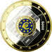 France, Medal, Europe, Les 10 Ans de l'Union Monétaire, 2009, MS(65-70), Copper