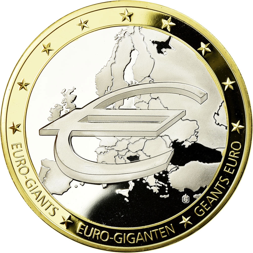 France, Medal, Europe, Les 10 Ans de l'Union Monétaire, 2009, MS(65-70), Copper