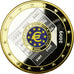 France, Medal, Europe, Les 10 Ans de l'Union Monétaire, 2009, MS(65-70), Copper