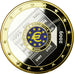 France, Medal, Géants Euro, 2009, MS(65-70), Copper Gilt