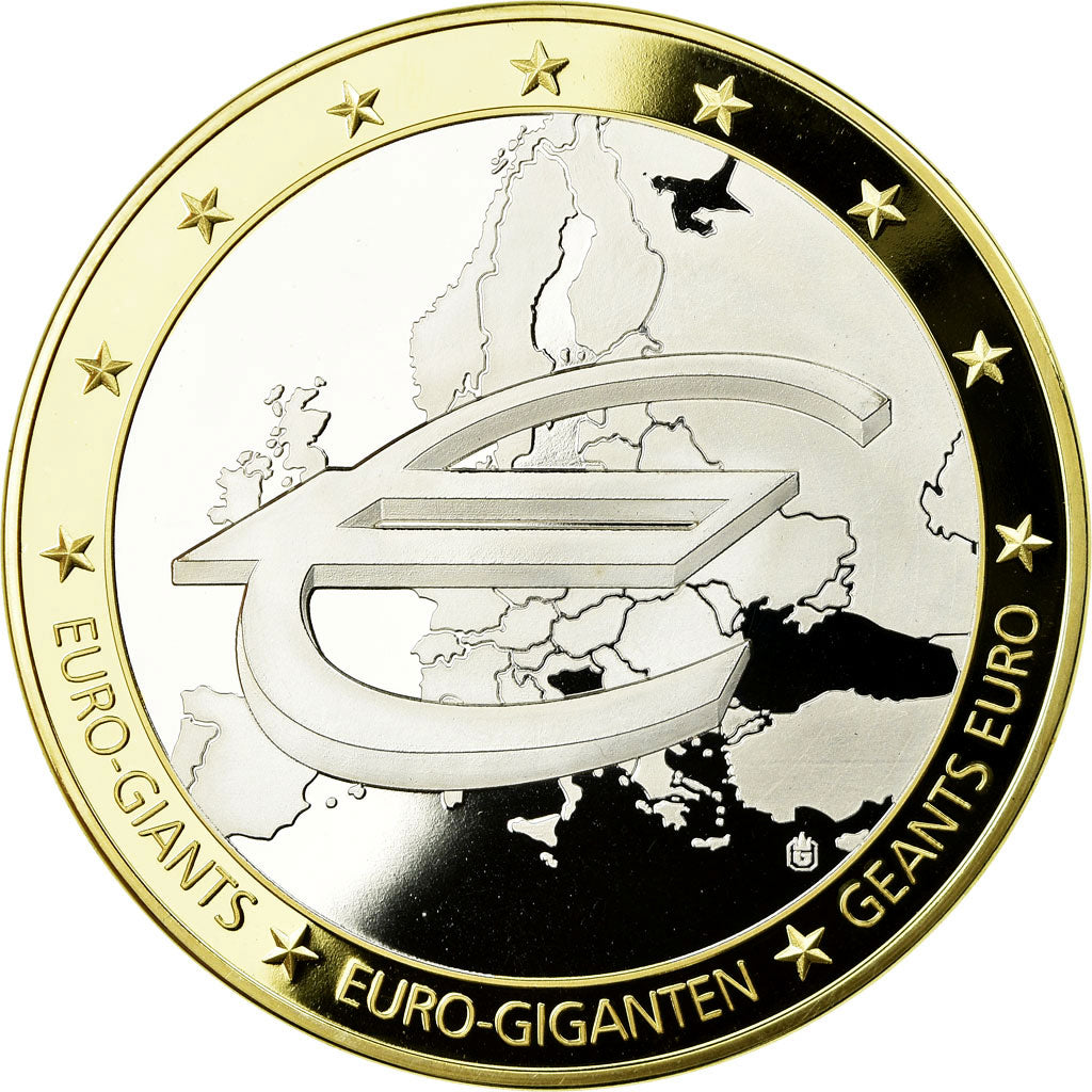 Frankreich, Medaille, Géants Euro, Monnaies Banque Commerciale, 1999, STGL