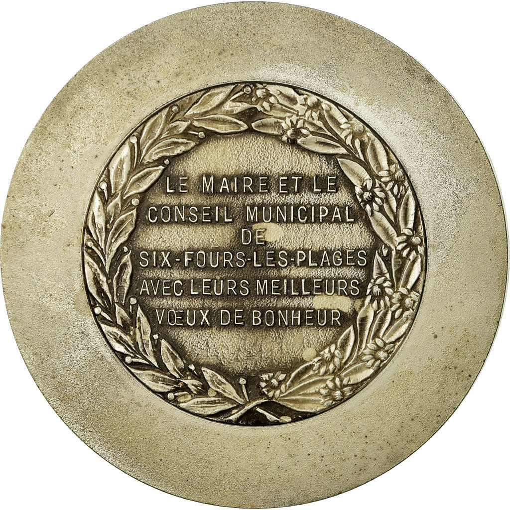 Frankrijk, Medaille, Mariage, Conseil Municipal de Six-Fours-les-Plages, Drago