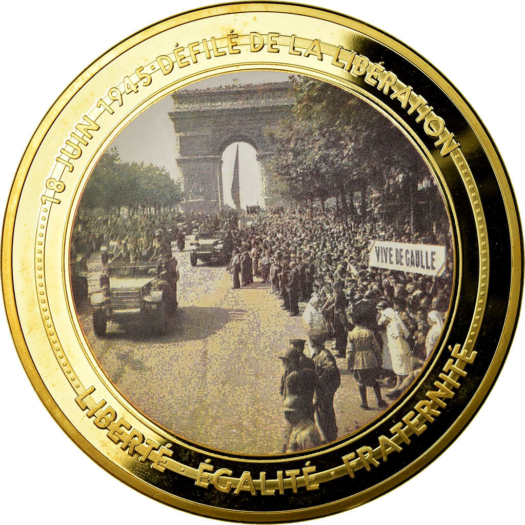 França, Medal, 70ème Anniversaire Fin de la 2ème Guerre Mondiale, 2015