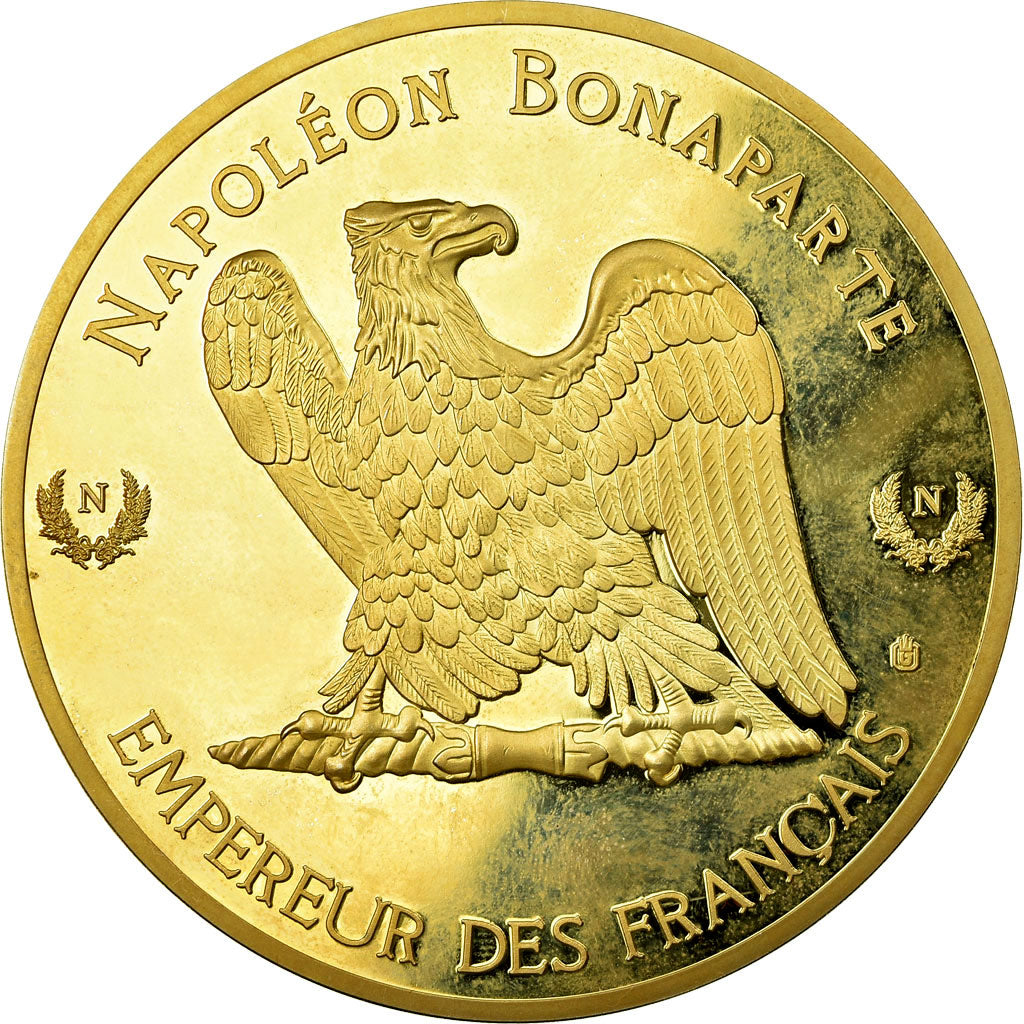 France, Medal, Le Retour de Napoléon, 1815, 2015, MS(63), Copper Gilt
