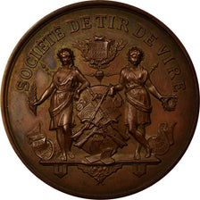 France, Médaille, Société de Tir de Vire, Normandie, SPL, Cuivre