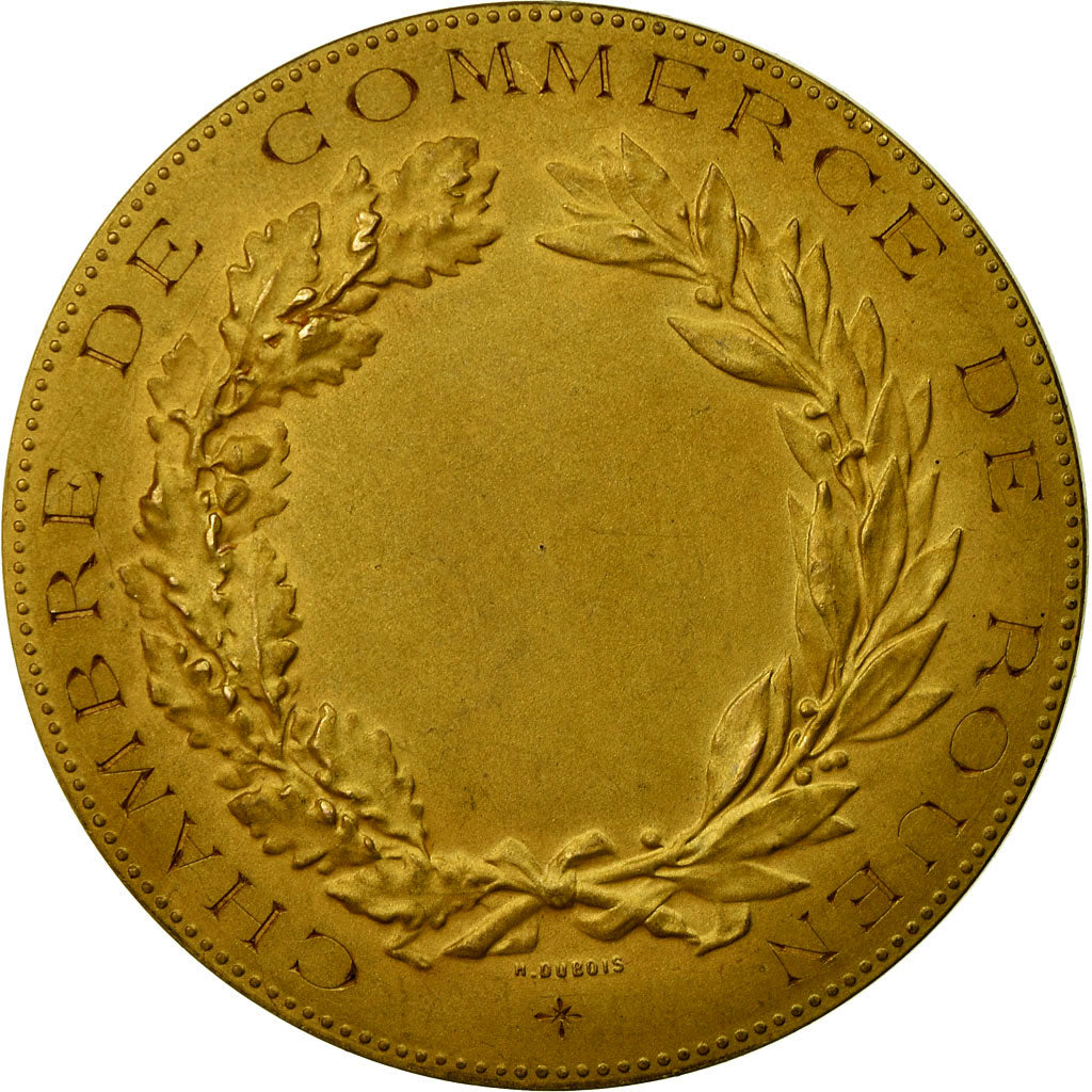 Frankreich, Medaille, Chambre de Commerce de Rouen, Dupuis.D, VZ+, Vermeil