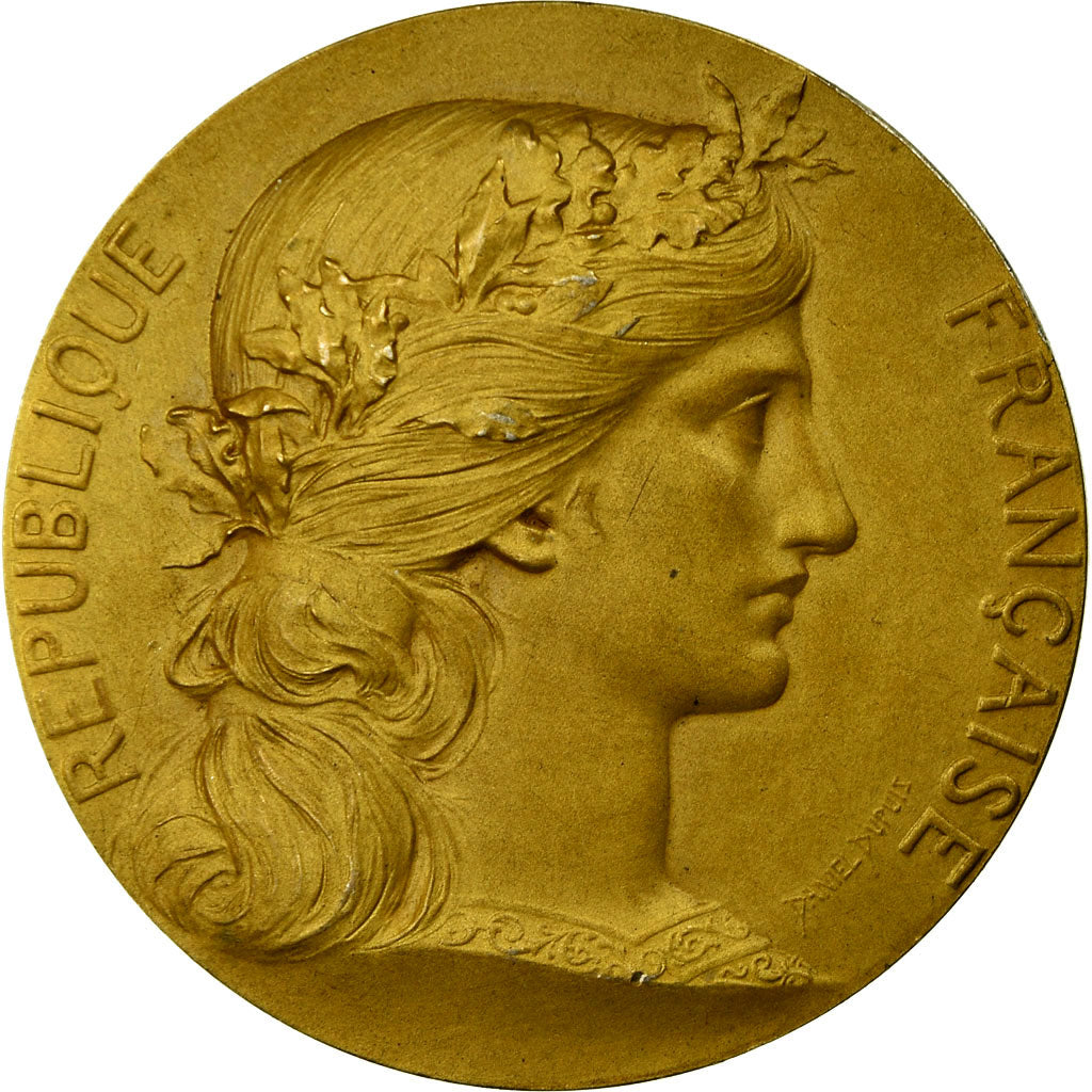 France, Médaille, Chambre de Commerce de Rouen, Dupuis.D, SUP+, Vermeil