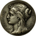 France, Medal, Marianne, République Française, Hercule, EF(40-45), Silvered